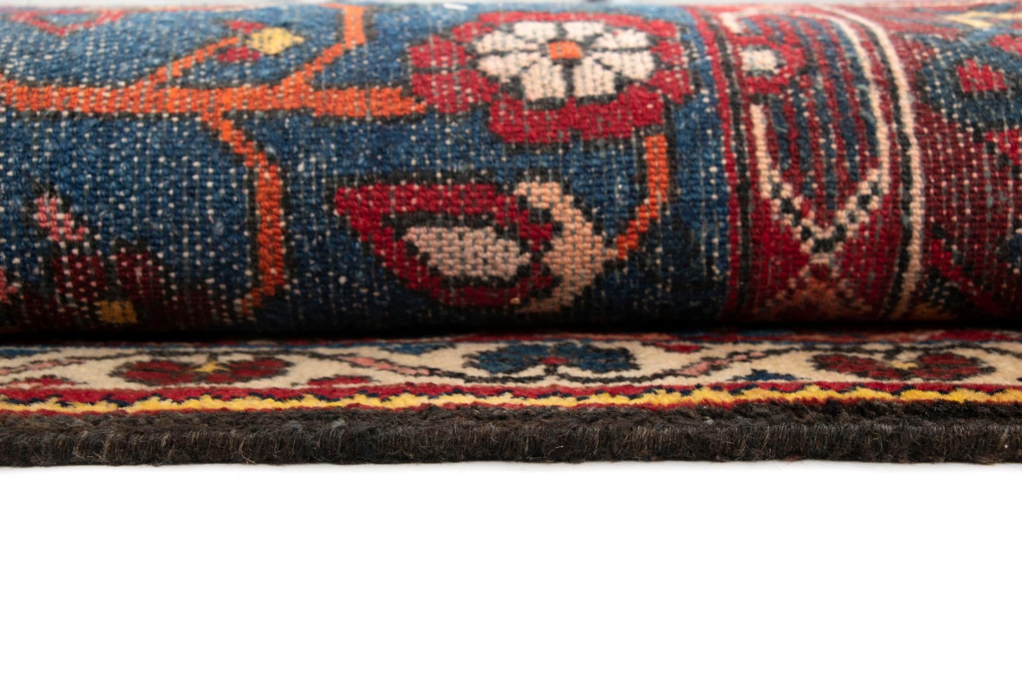 5' 3 x 10' 10 Hand Knotted Bachtiar Persian Wool Runner Rug