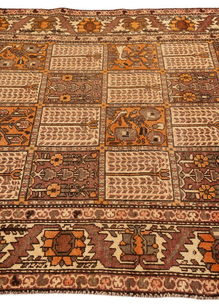 5' 2 x 10' Hand Knotted Bakhtiar Persian Wool Runner Rug