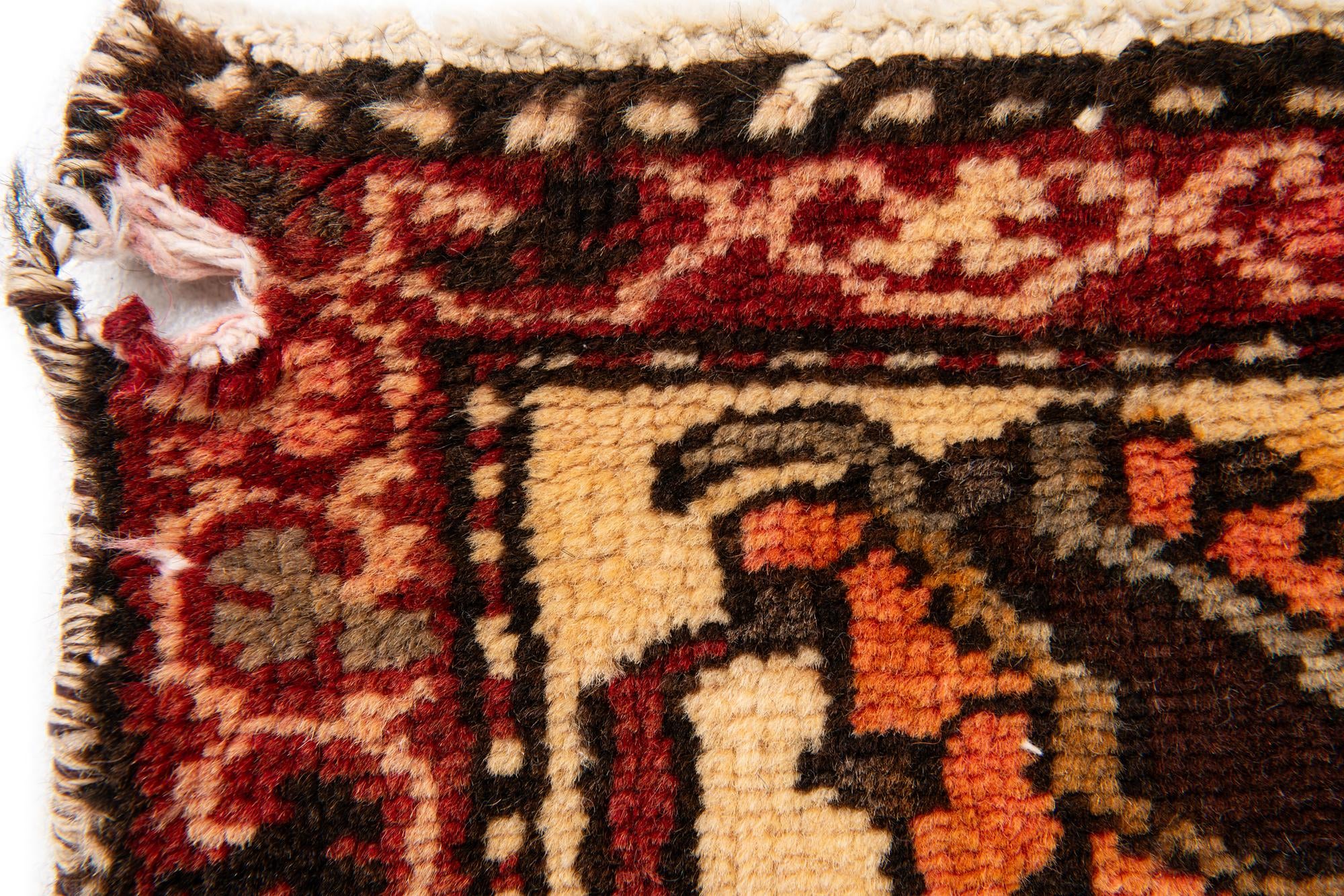 5' 2 x 10' Hand Knotted Bakhtiar Persian Wool Runner Rug