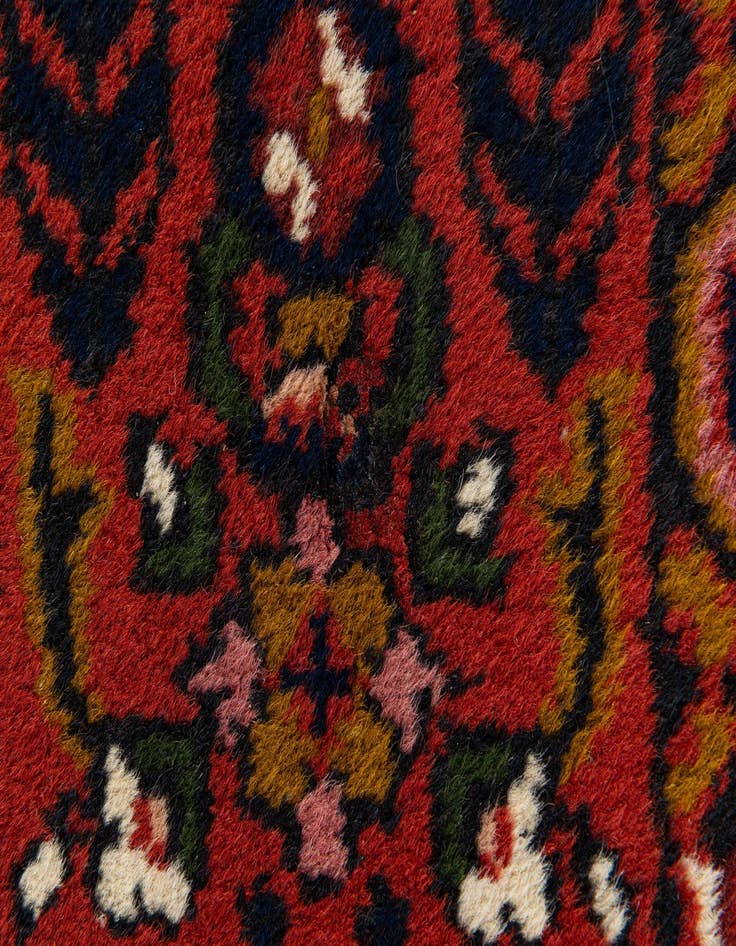 Detail image of 3' x 11' 8  Hand Knotted Bakhtiar Oriental Wool Runner Rug