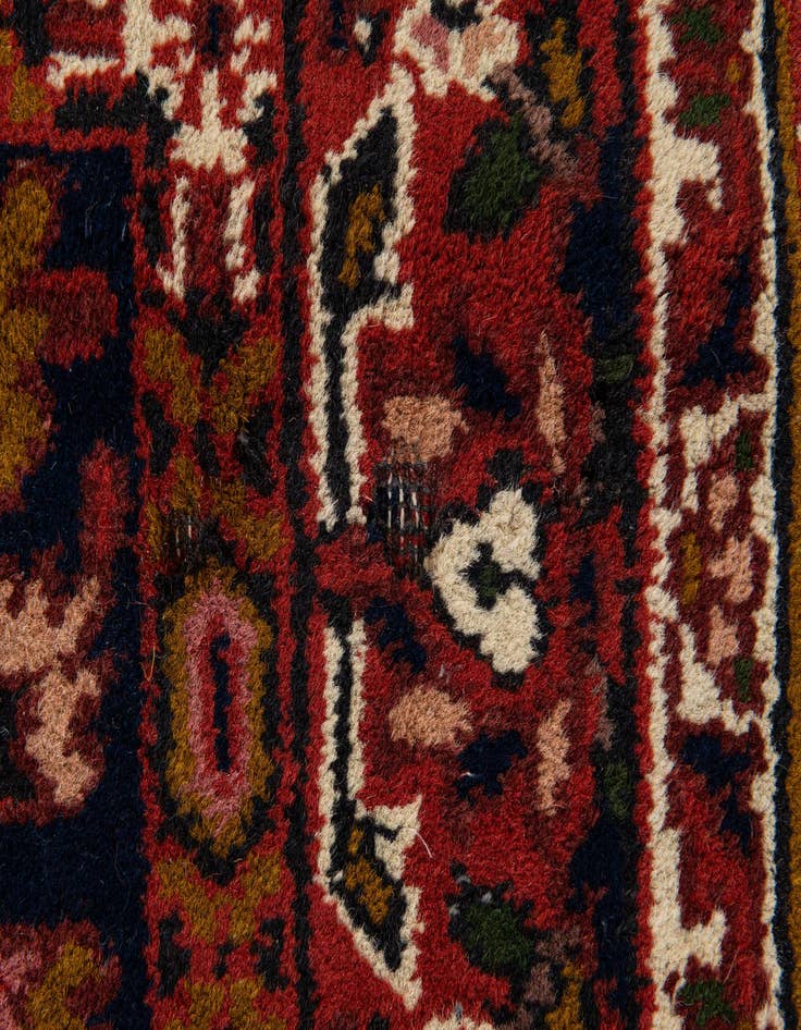 Detail image of 3' x 11' 8  Hand Knotted Bakhtiar Oriental Wool Runner Rug