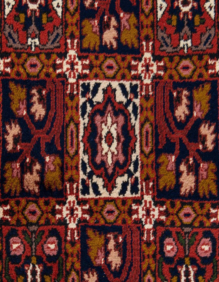 Detail image of 3' x 11' 8  Hand Knotted Bakhtiar Oriental Wool Runner Rug