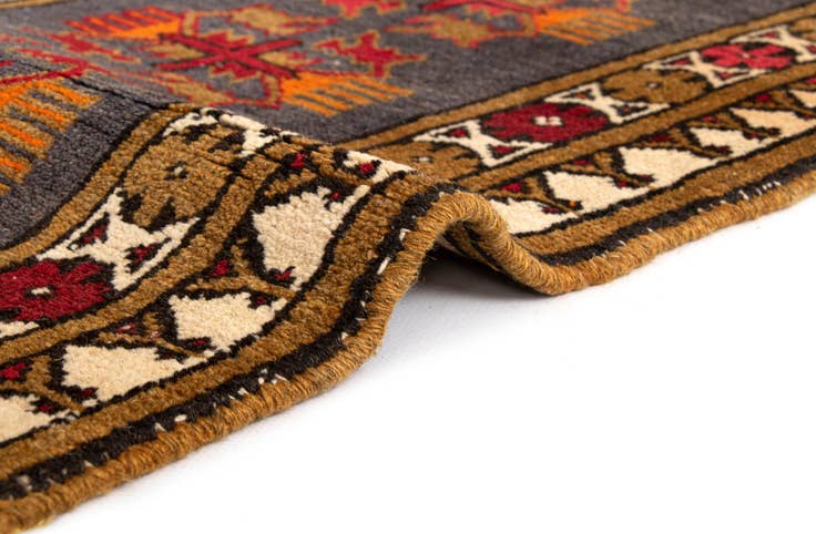 Detail image of 1' 9 x 4' 4 Balouch Wool Runner Rug