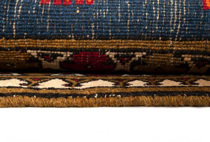 1' 9 x 4' 4 Balouch Wool Runner Rug