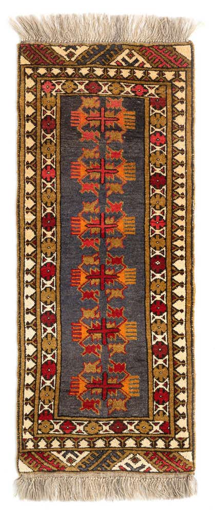 1' 9 x 4' 4 Balouch Wool Runner Rug