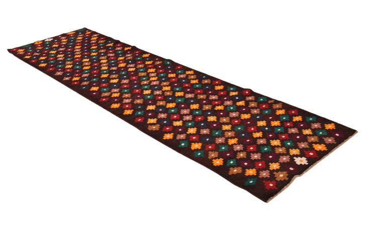 Detail image of 2' 9 x 9' 10 Hand Knotted Balouch Wool Runner Rug