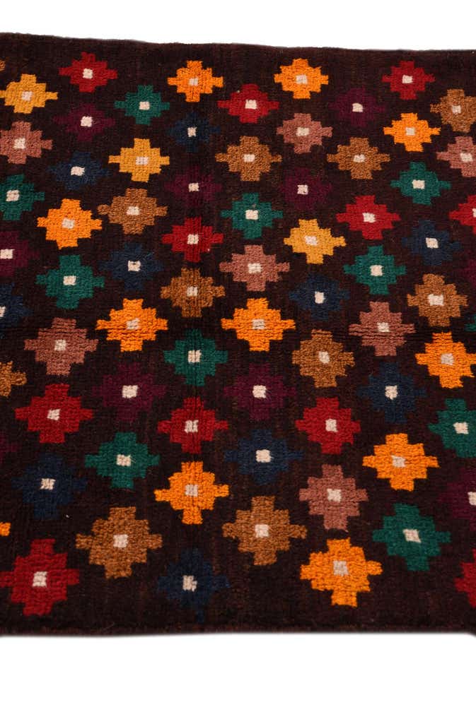 2' 9 x 9' 10 Hand Knotted Balouch Wool Runner Rug