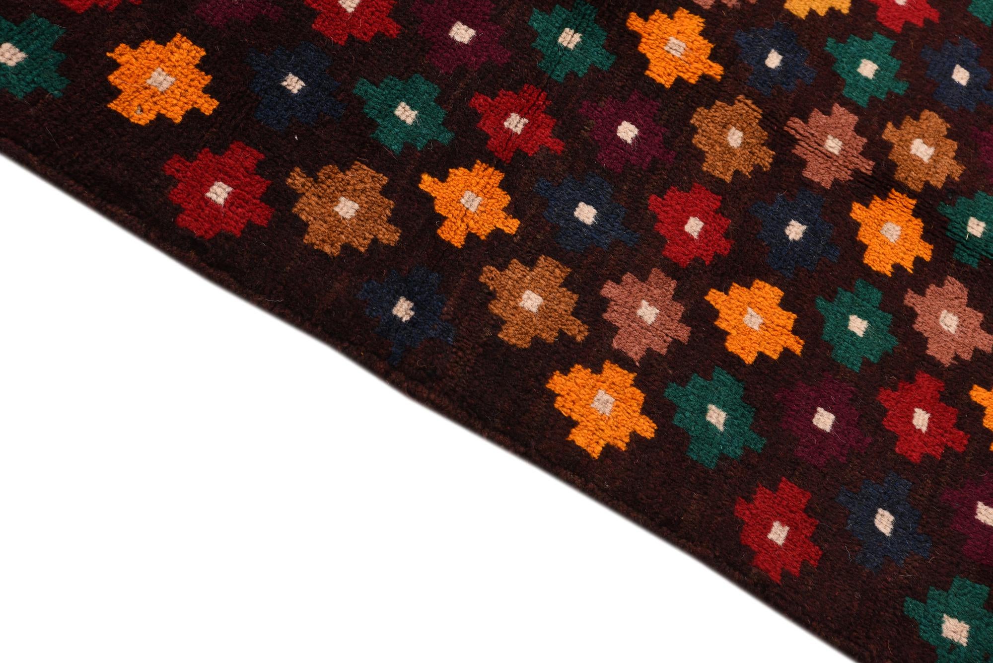 2' 9 x 9' 10 Hand Knotted Balouch Wool Runner Rug