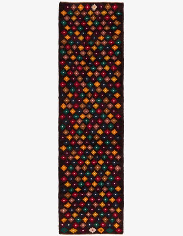 2' 9 x 9' 10 Hand Knotted Balouch Wool Runner Rug