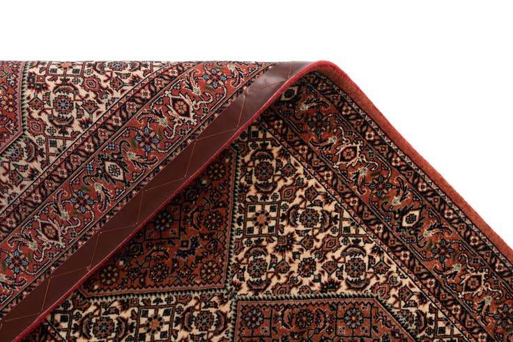 Detailfoto van 70cm x 240cm Bidjar Wol Loper Vloerkleed
