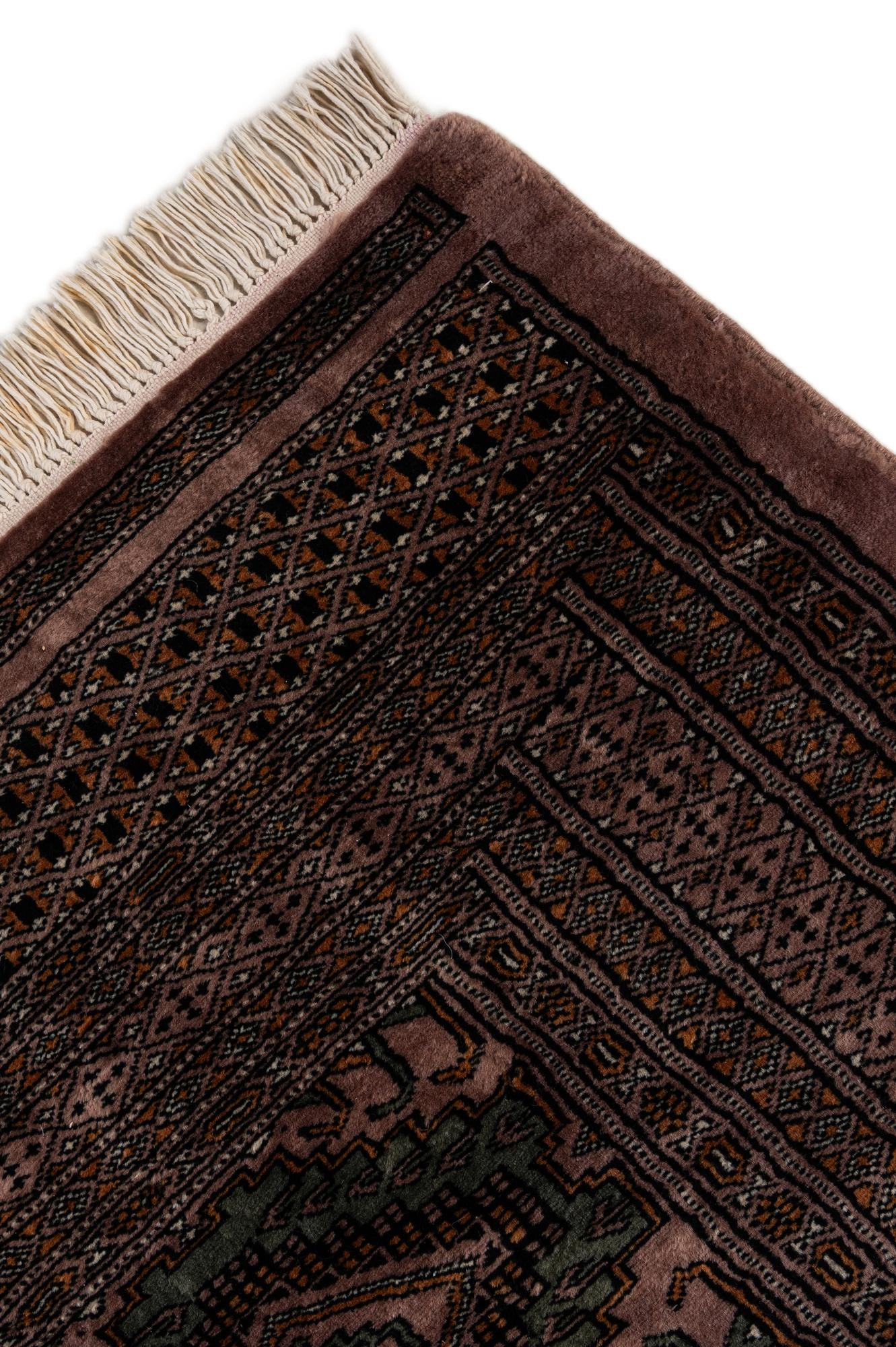 80cm x 360cm Hand Knotted Bokhara Oriental Wool Runner Rug