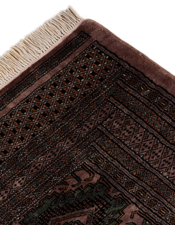 Detail image of 2' 7 x 11' 9  Hand Knotted Bokhara Oriental Wool Runner Rug