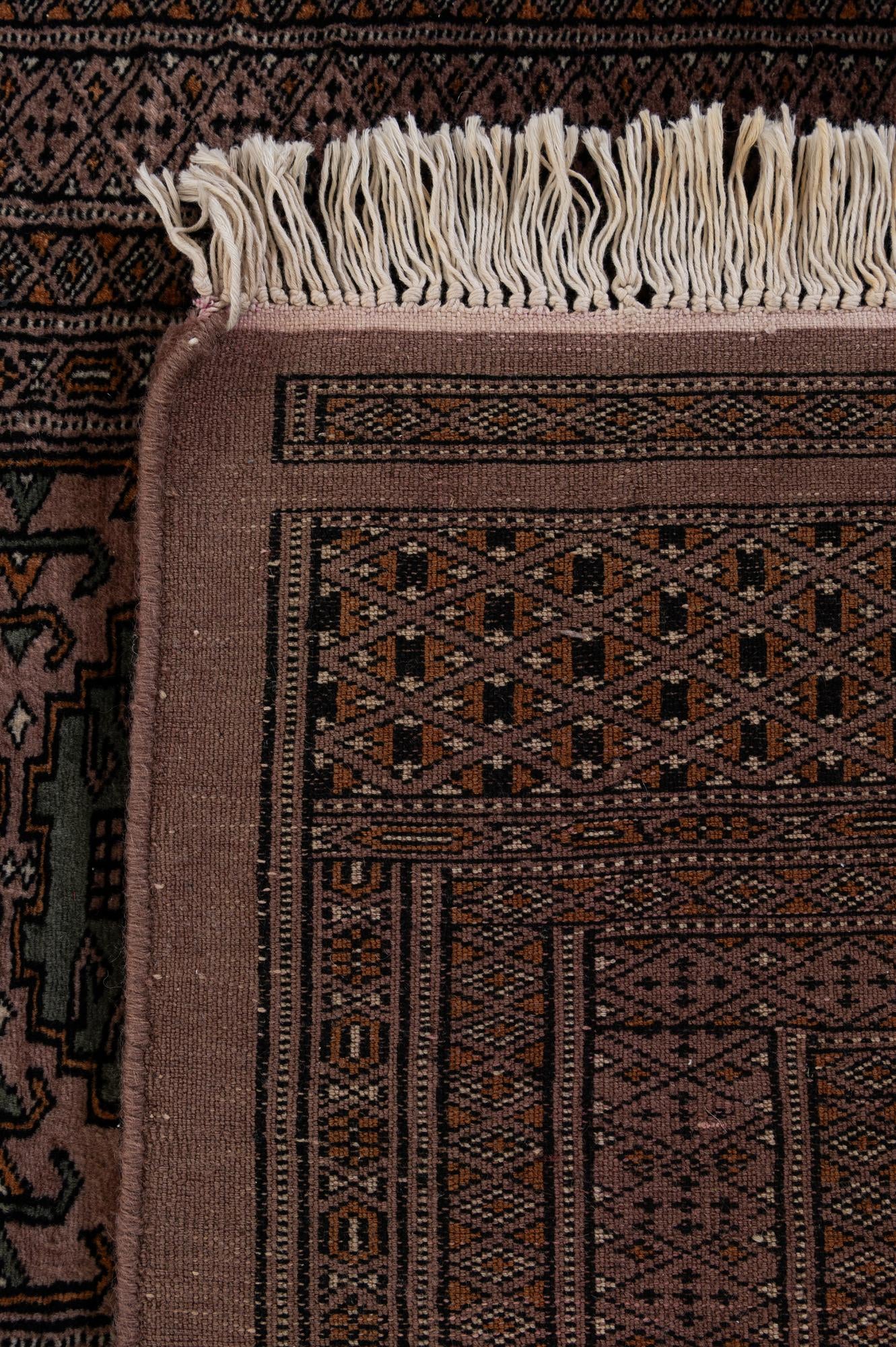 80cm x 360cm Hand Knotted Bokhara Oriental Wool Runner Rug
