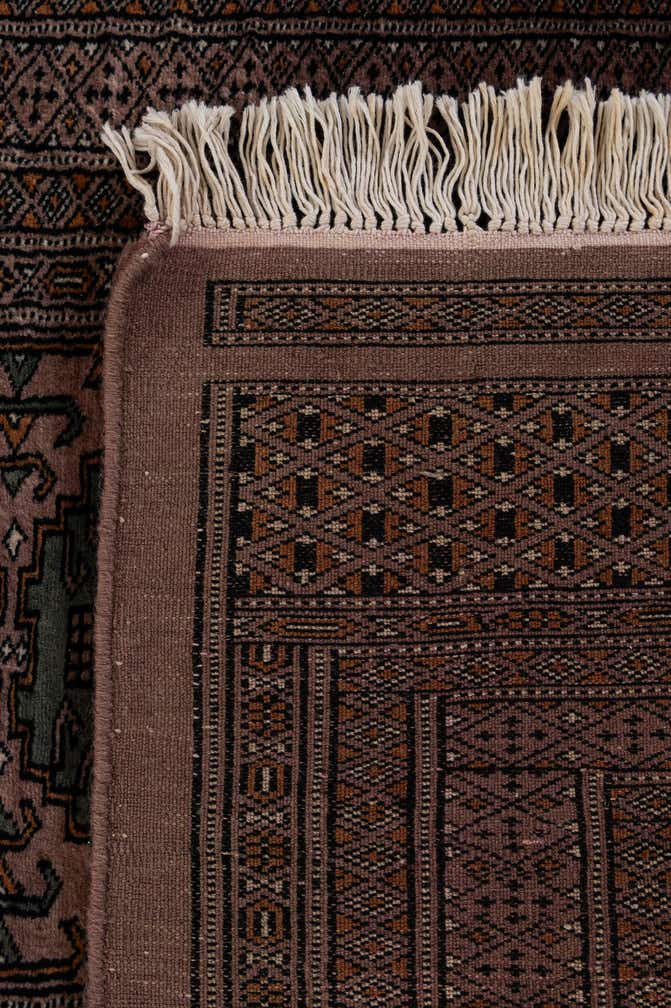 2' 7 x 11' 9 Hand Knotted Bokhara Oriental Wool Runner Rug