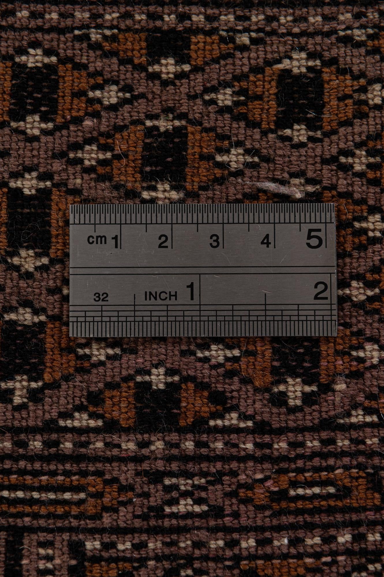 80cm x 360cm Hand Knotted Bokhara Oriental Wool Runner Rug