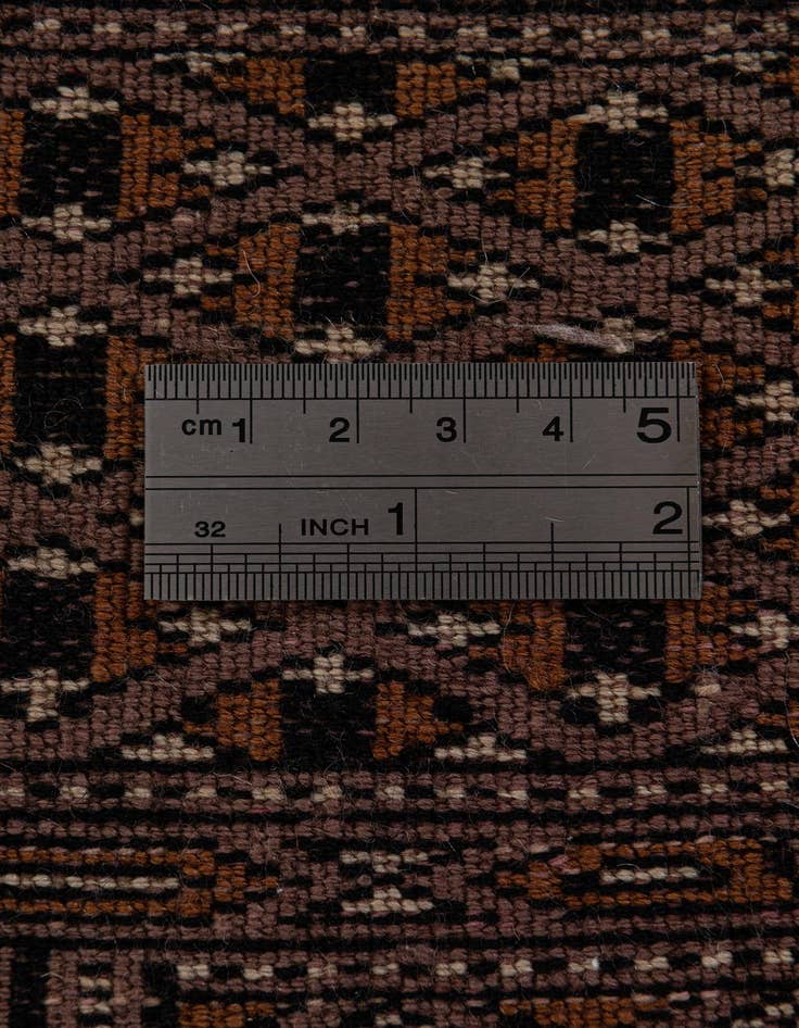 Detail image of 2' 7 x 11' 9  Hand Knotted Bokhara Oriental Wool Runner Rug