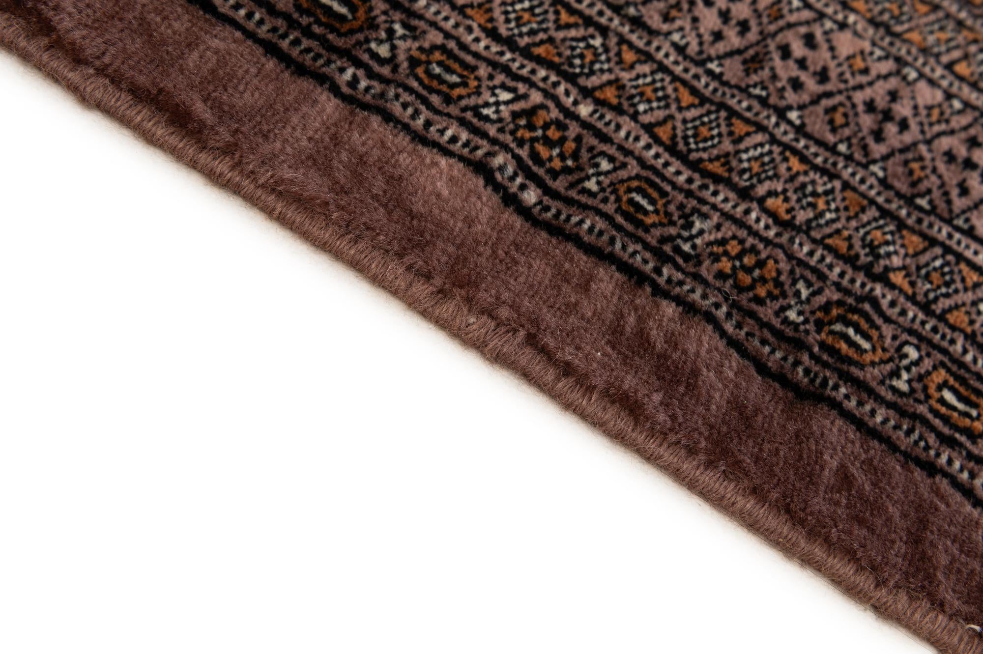 80cm x 360cm Hand Knotted Bokhara Oriental Wool Runner Rug