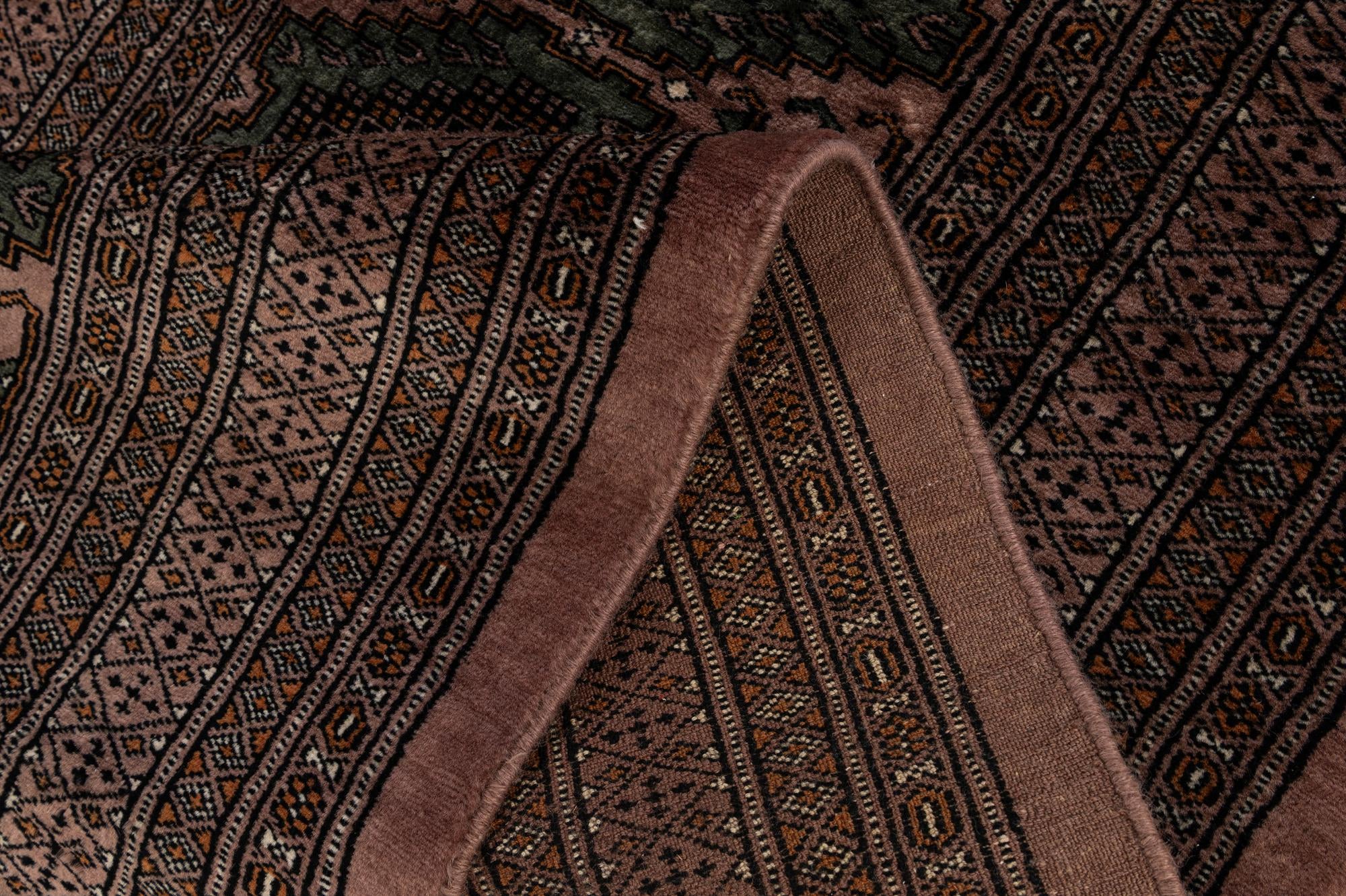 80cm x 360cm Hand Knotted Bokhara Oriental Wool Runner Rug