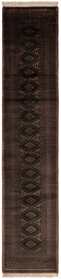 Detail image of 2' 7 x 11' 9 Hand Knotted Bokhara Oriental Wool Runner Rug