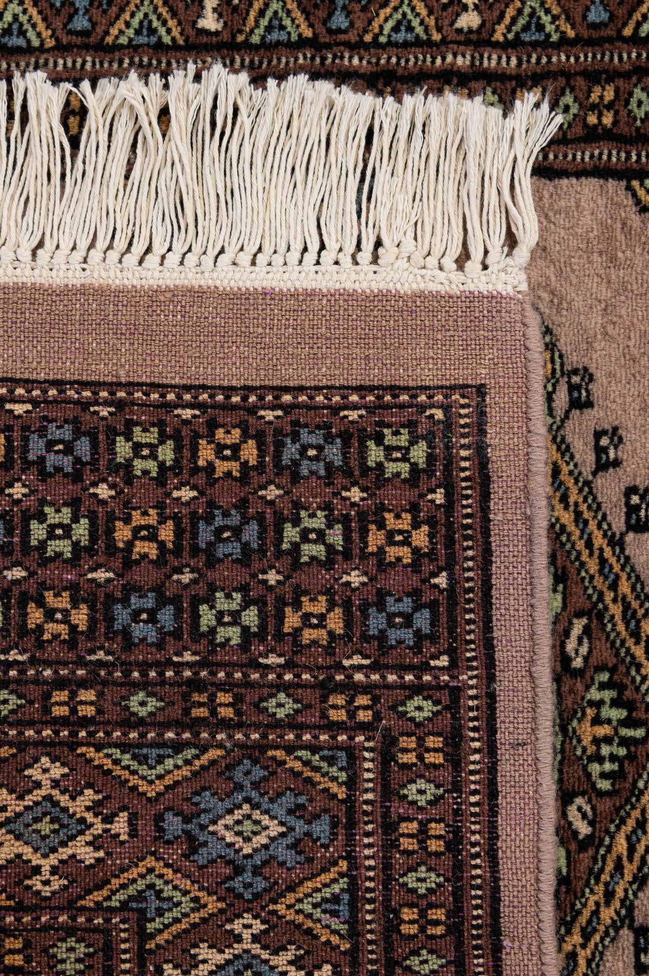 2' 6 x 11' 10 Hand Knotted Bokhara Wool Runner Rug