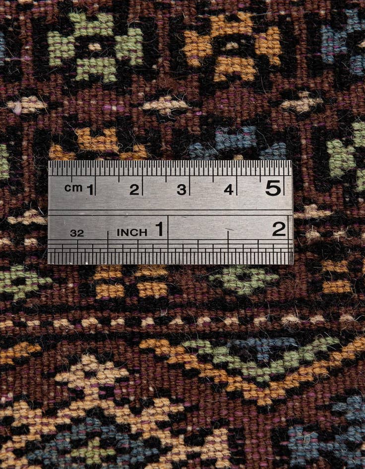 Detail image of 2' 6 x 11' 10  Hand Knotted Bokhara Wool Runner Rug
