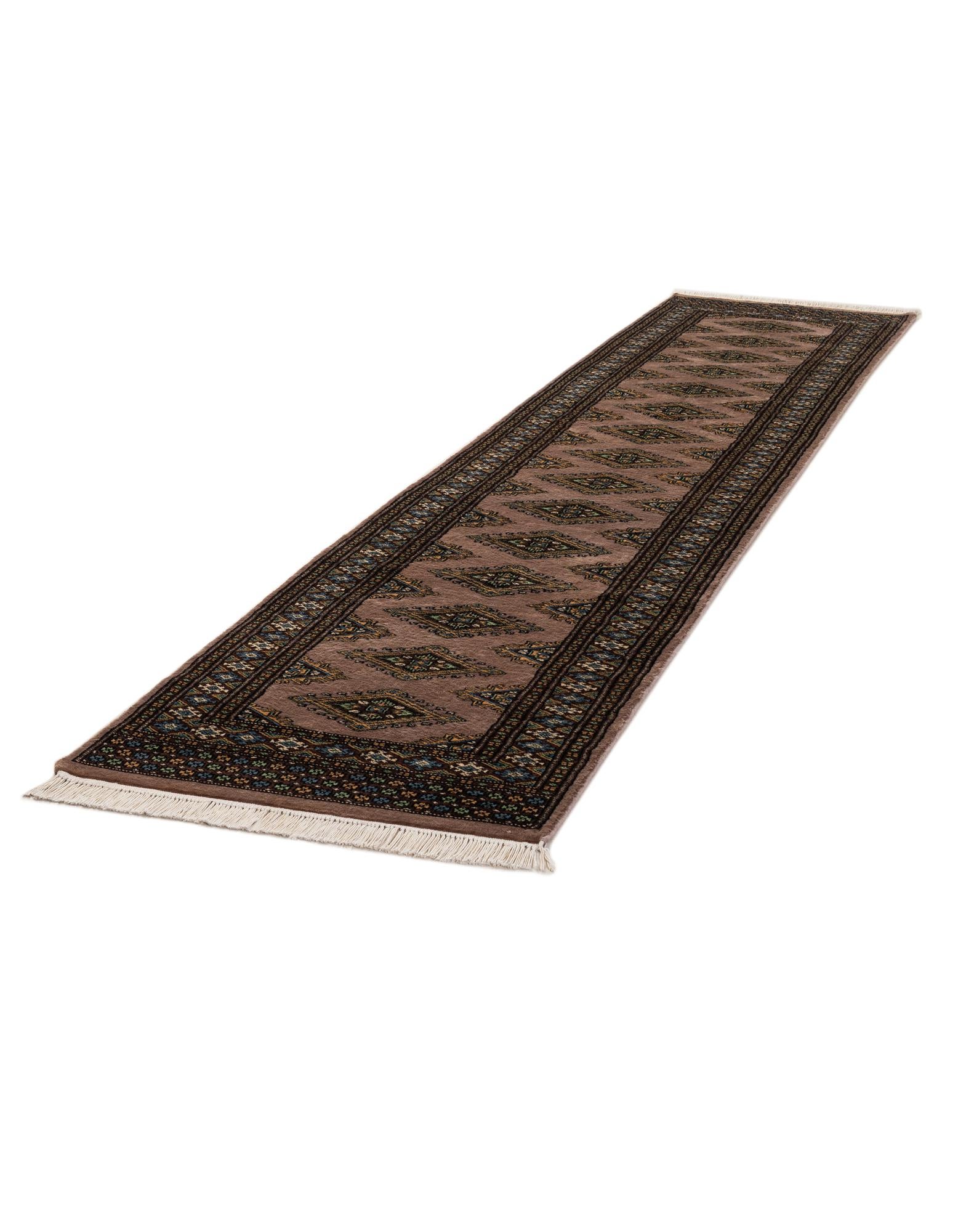 2' 6 x 11' 10 Hand Knotted Bokhara Wool Runner Rug