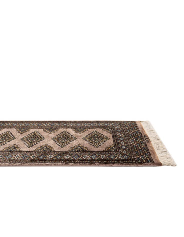 Detail image of 2' 6 x 11' 10  Hand Knotted Bokhara Wool Runner Rug
