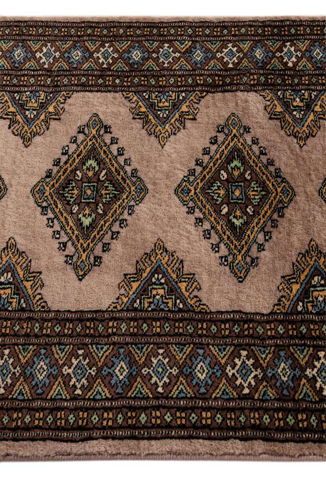 2' 6 x 11' 10 Hand Knotted Bokhara Wool Runner Rug