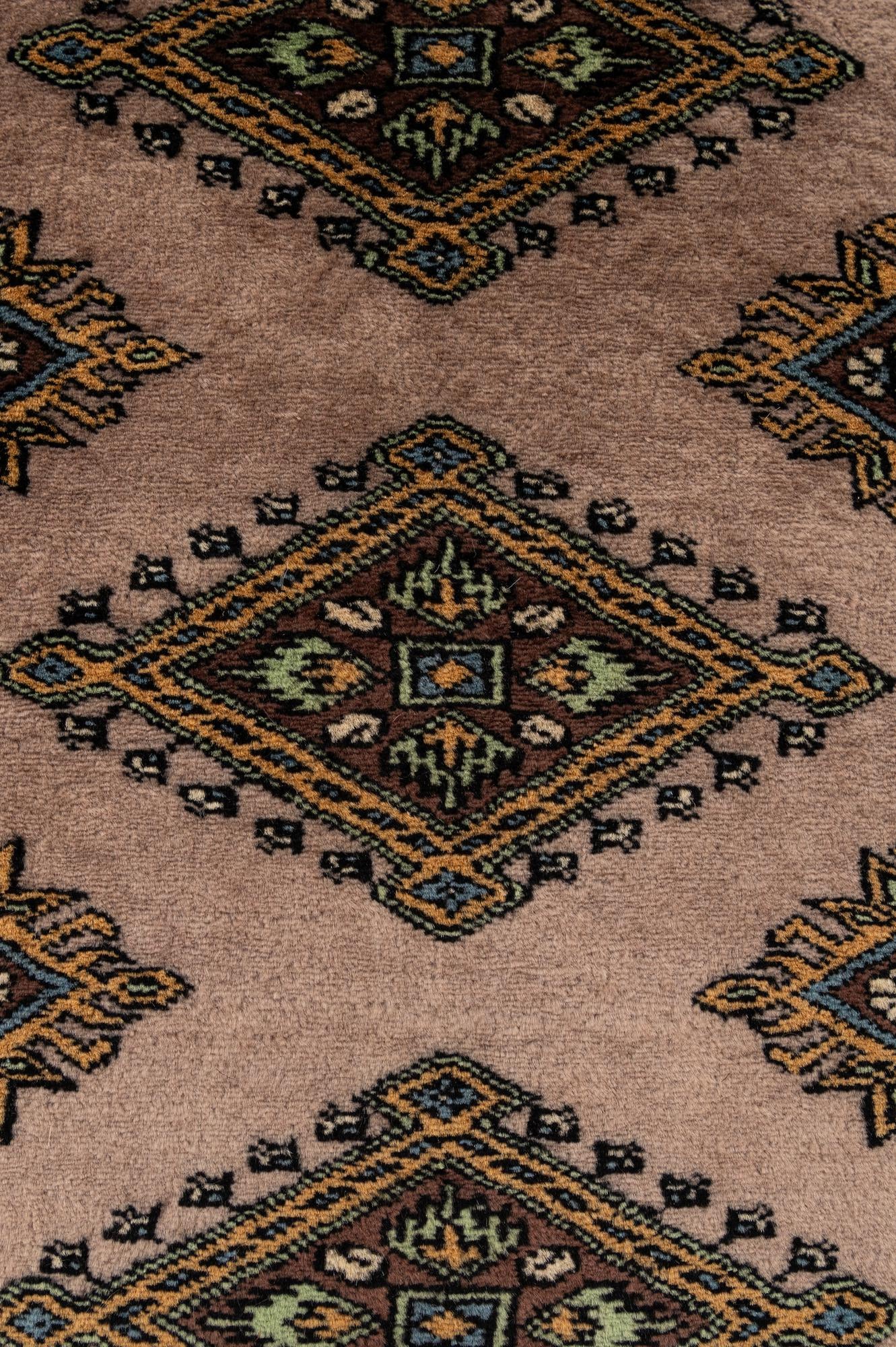 2' 6 x 11' 10 Hand Knotted Bokhara Wool Runner Rug