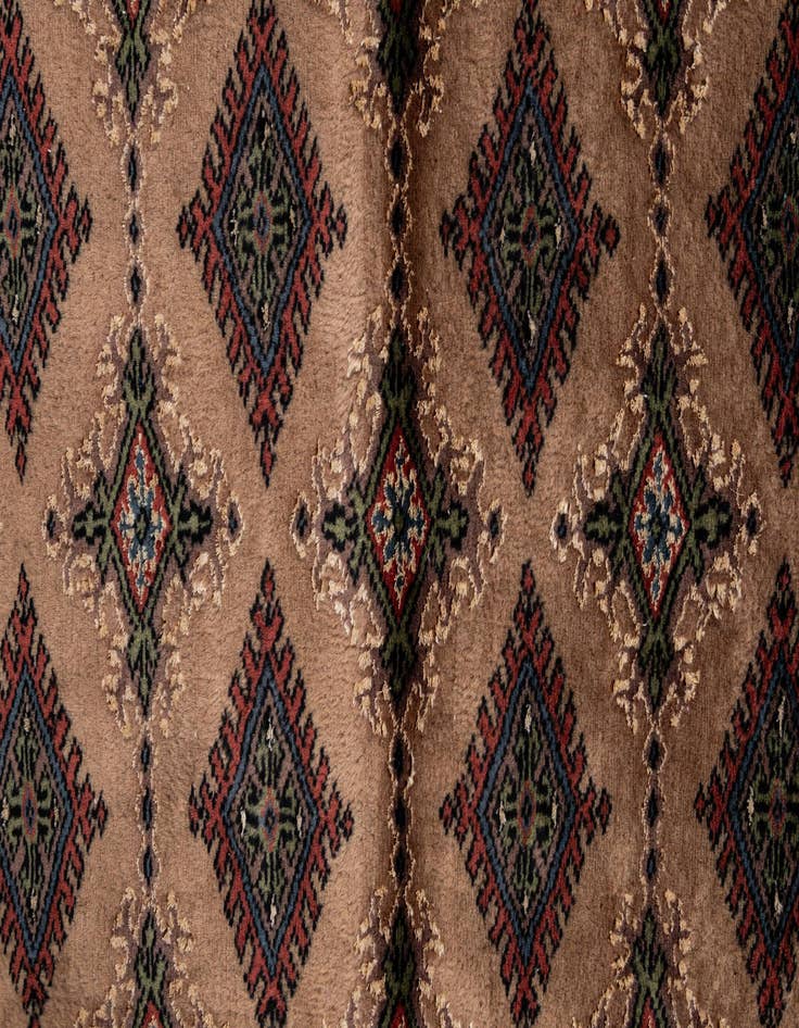 Detail image of 2' x 6' 1  Hand Knotted Bokhara Oriental Runner Rug