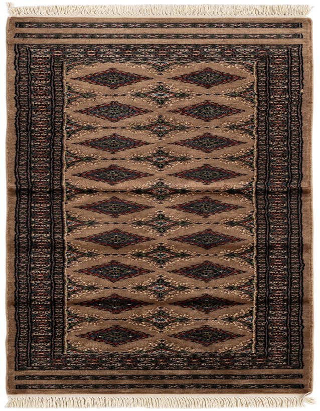 Detail image of 2' x 6' 1 Hand Knotted Bokhara Oriental Runner Rug
