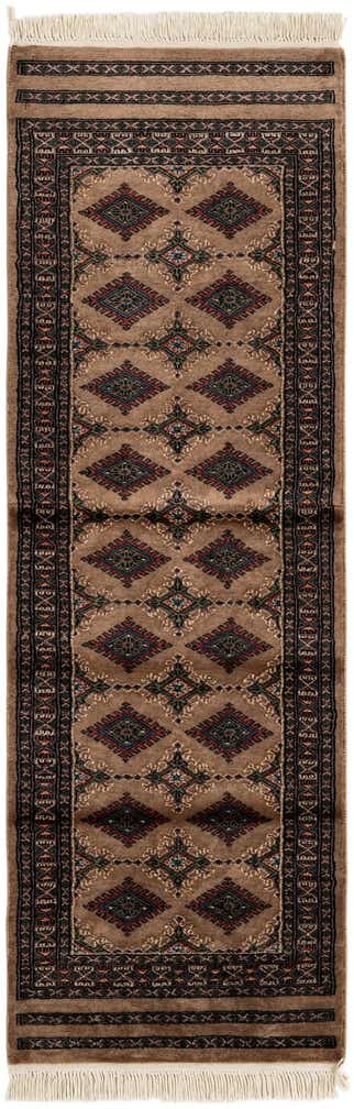 2' x 6' 1 Hand Knotted Bokhara Oriental Runner Rug