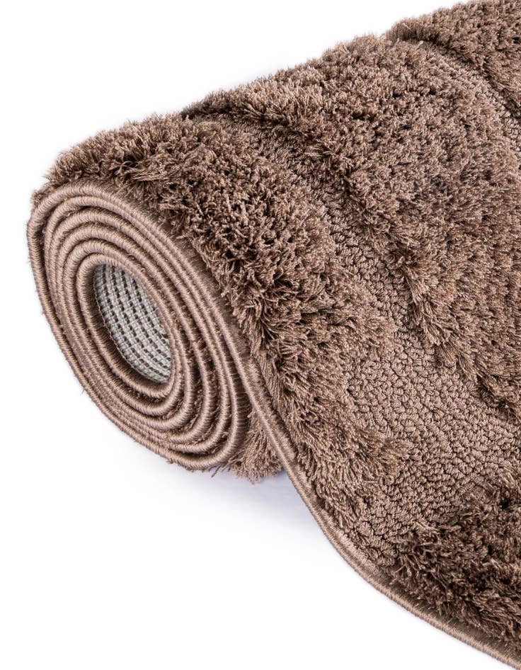 Detail image of 2' x 6' 7 Botanical Shag Runner Rug