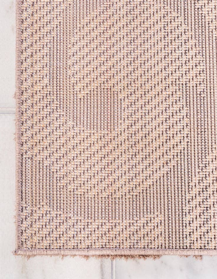 Detail image of 2' x 6' 7 Botanical Shag Runner Rug