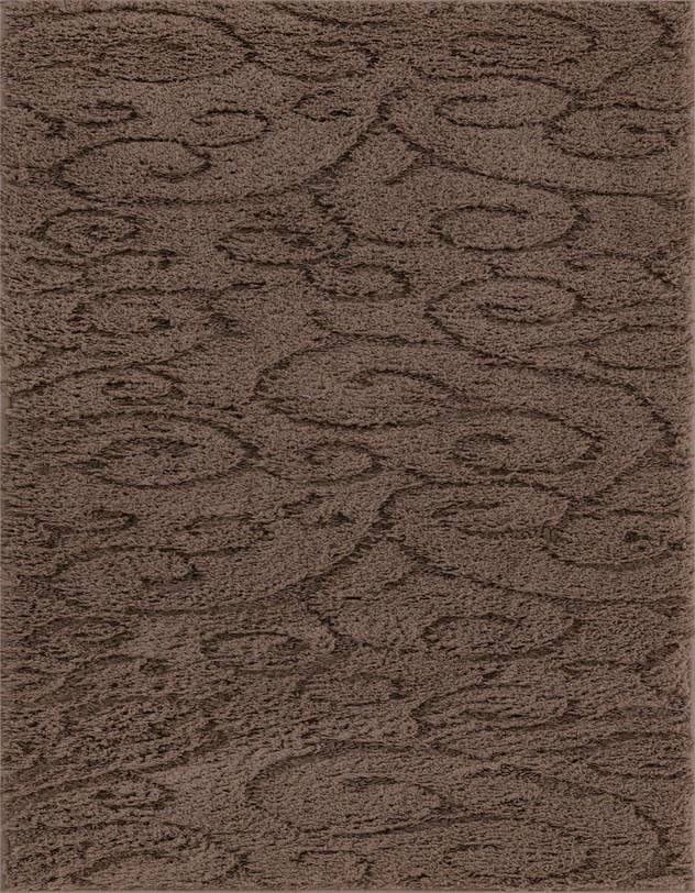 Detail image of 2' x 6' 7 Botanical Shag Runner Rug