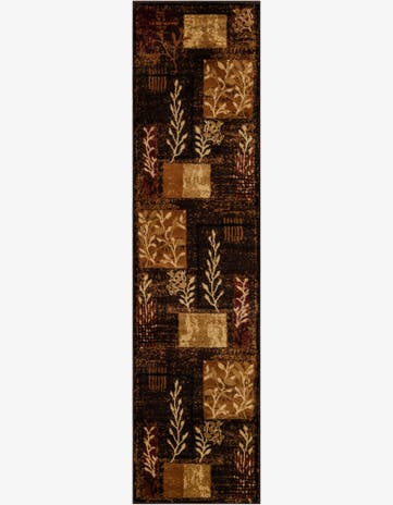 Brown Cafe Runner Rug