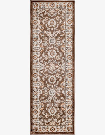 Brown Charlotte Runner Rug