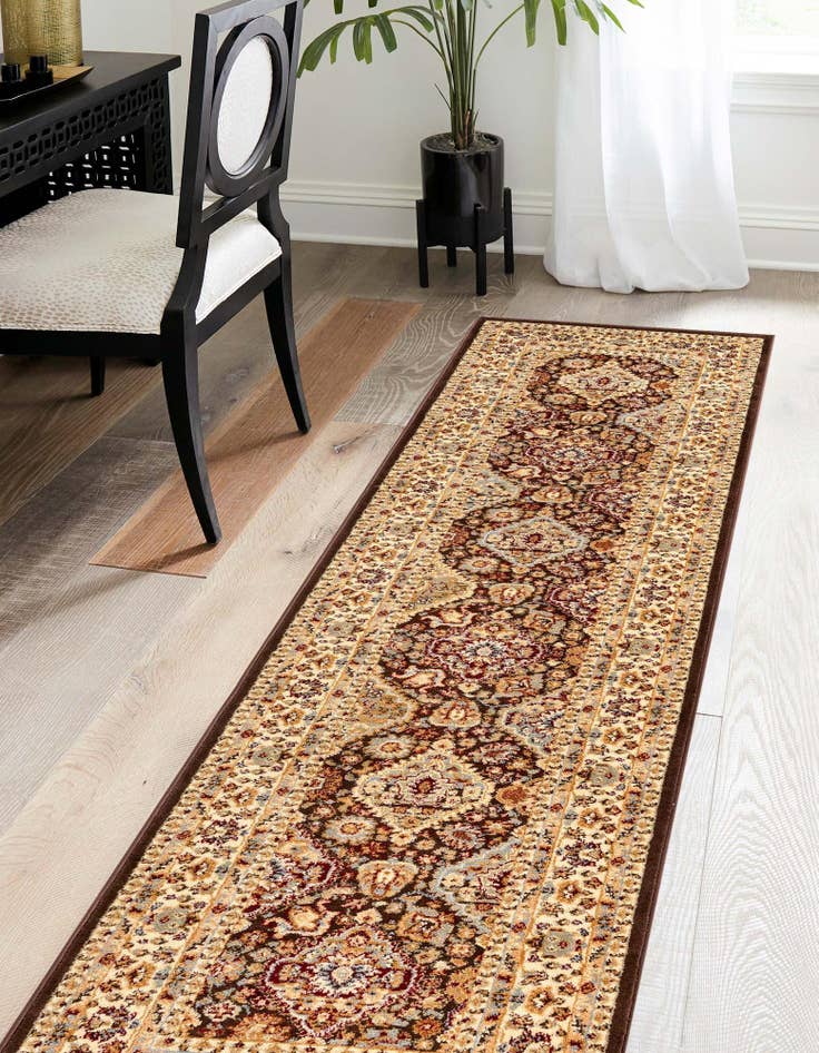 Detail image of 2' 7 x 10' Classic Agra Runner Rug