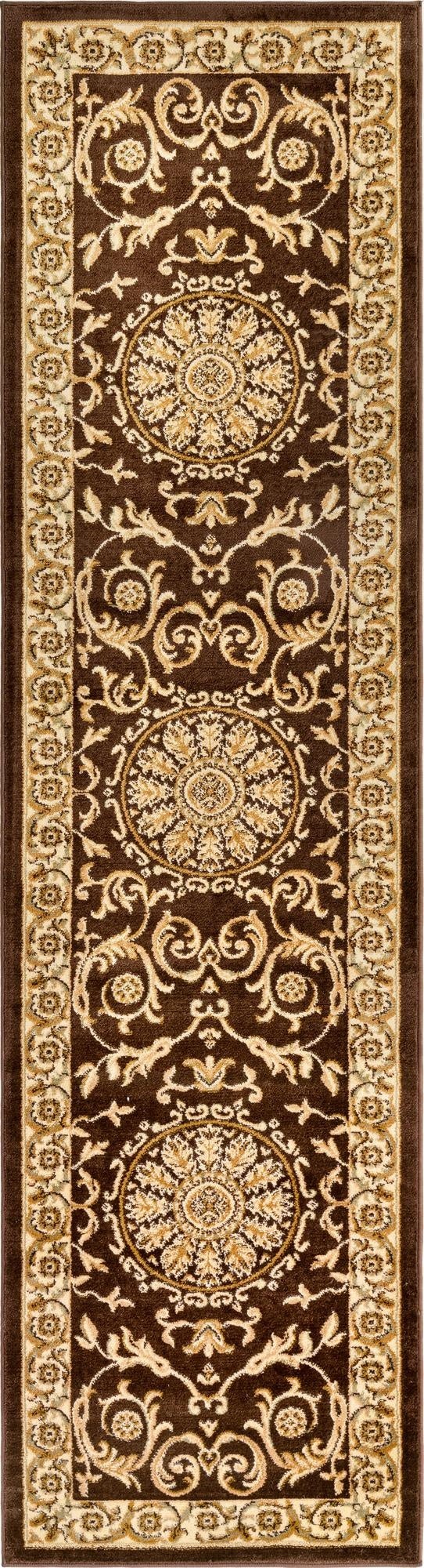2' 7 x 10' Classic Aubusson Runner Rug