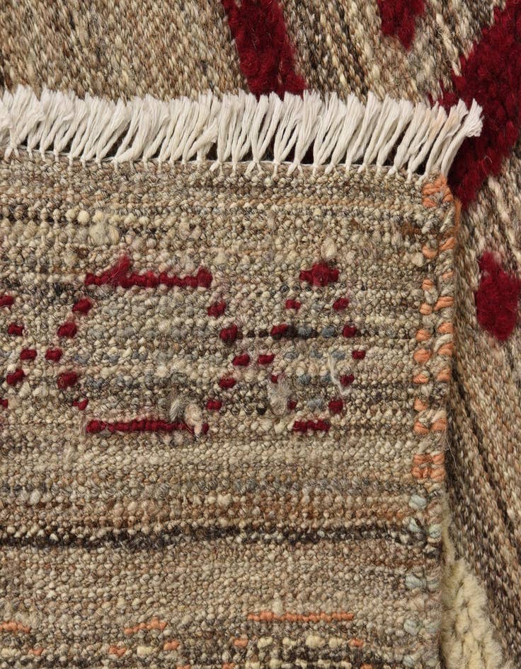 Detail image of 2' 4 x 10'  Hand Knotted Darya Wool Runner Rug