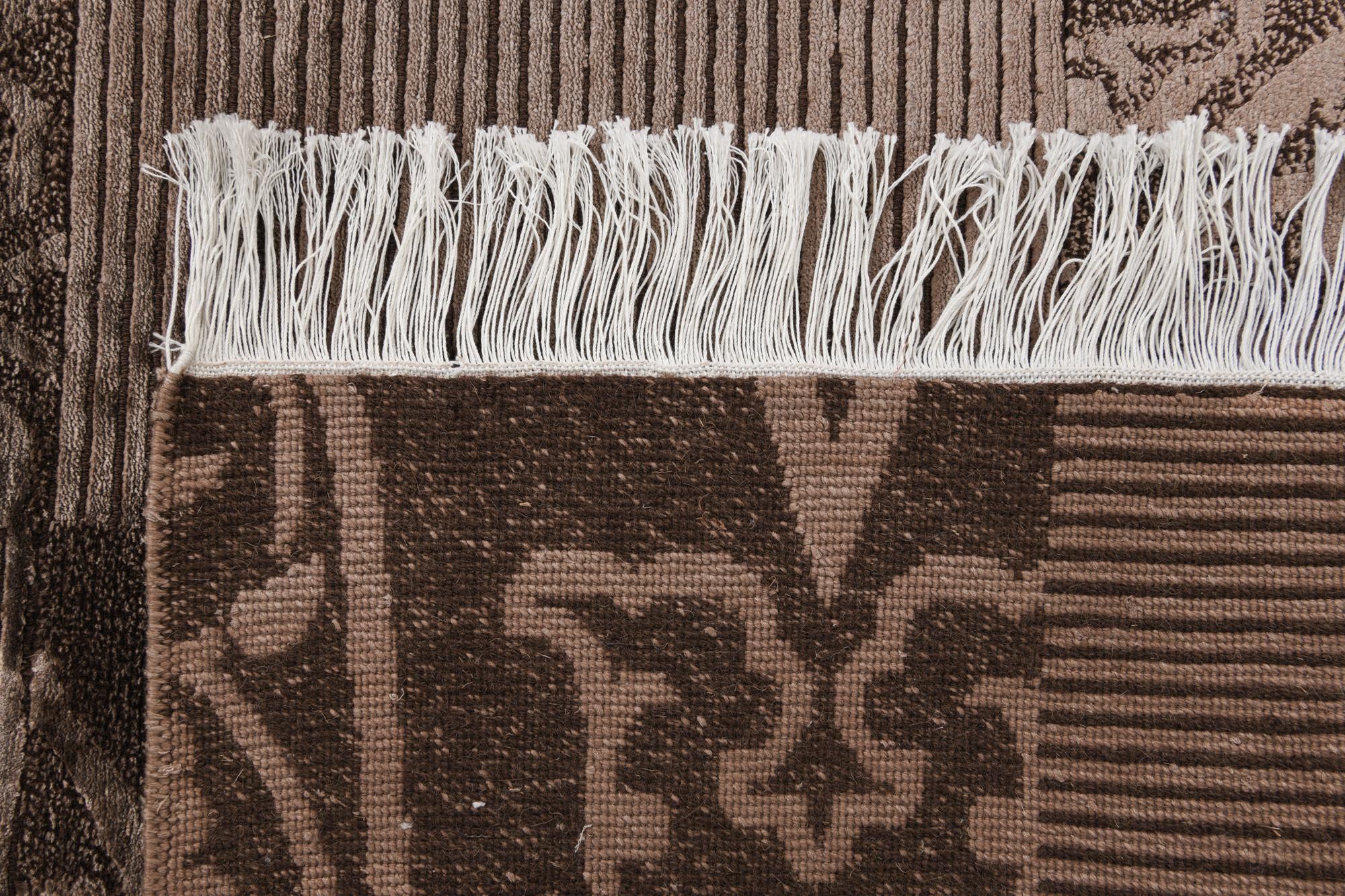2' 9 x 9' 10 Hand Knotted Darya Wool Runner Rug