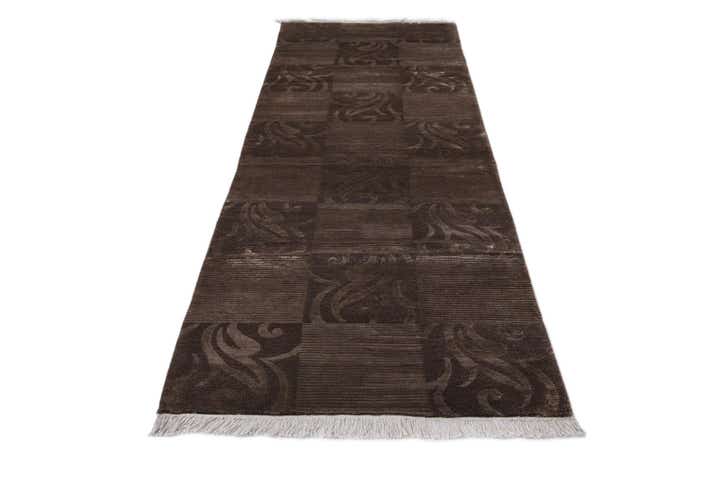 2' 9 x 10' 3 Hand Knotted Darya Wool Runner Rug