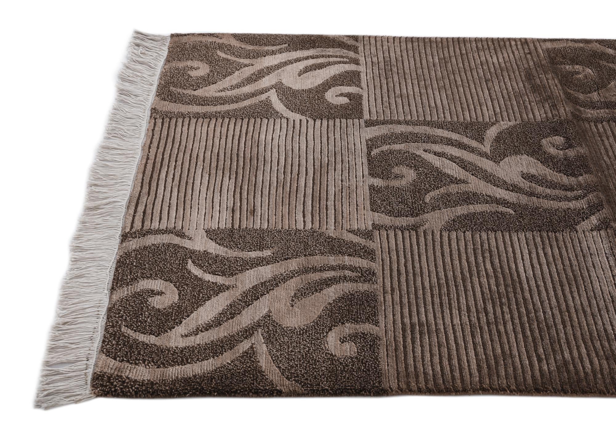 2' 9 x 10' 3 Hand Knotted Darya Wool Runner Rug