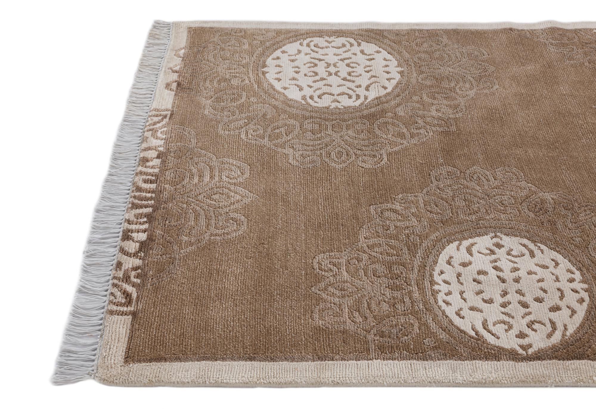 3' x 10' 2 Hand Knotted Darya Wool Runner Rug