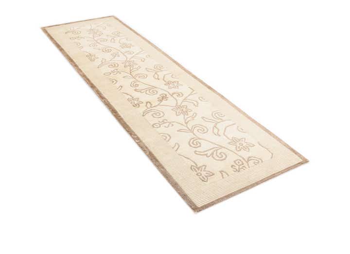 2' 8 x 9' 9 Hand Knotted Darya Wool Runner Rug