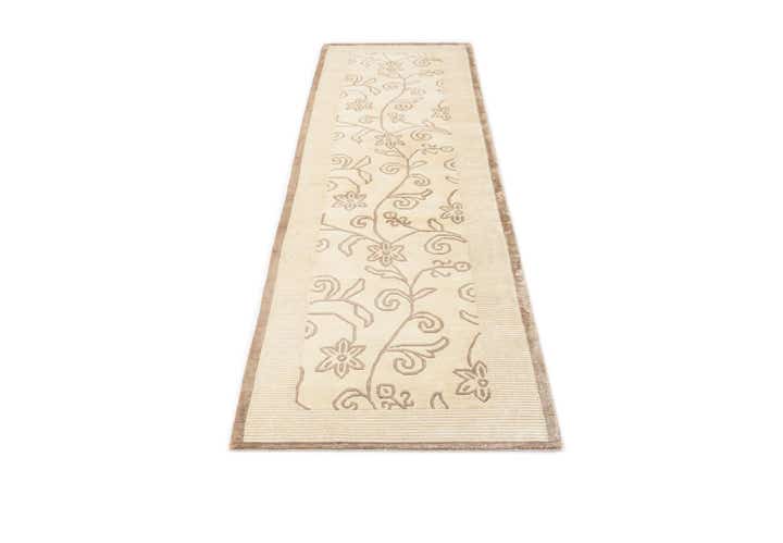 2' 8 x 9' 9 Hand Knotted Darya Wool Runner Rug