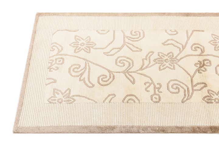 2' 8 x 9' 9 Hand Knotted Darya Wool Runner Rug