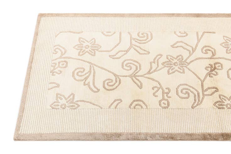Detail image of 2' 8 x 9' 9 Hand Knotted Darya Wool Runner Rug