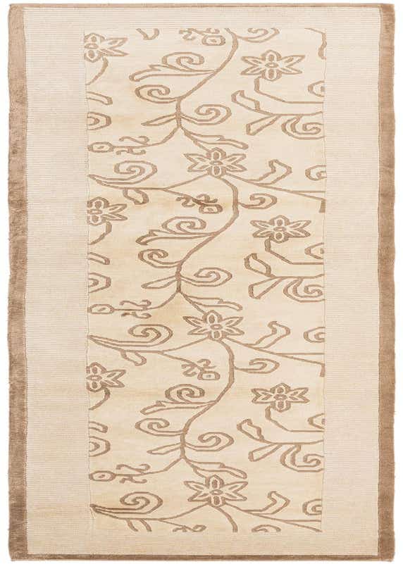 2' 8 x 9' 9 Hand Knotted Darya Wool Runner Rug