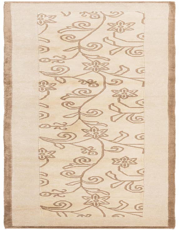 Detail image of 2' 8 x 9' 9 Hand Knotted Darya Wool Runner Rug
